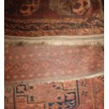 Three Persian rugs, (3)