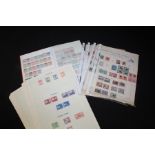 Commonwealth stamps, contained in a red stockbook, loose sheets of stamps (qty)