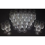 Collection of stemmed glasses (qty)