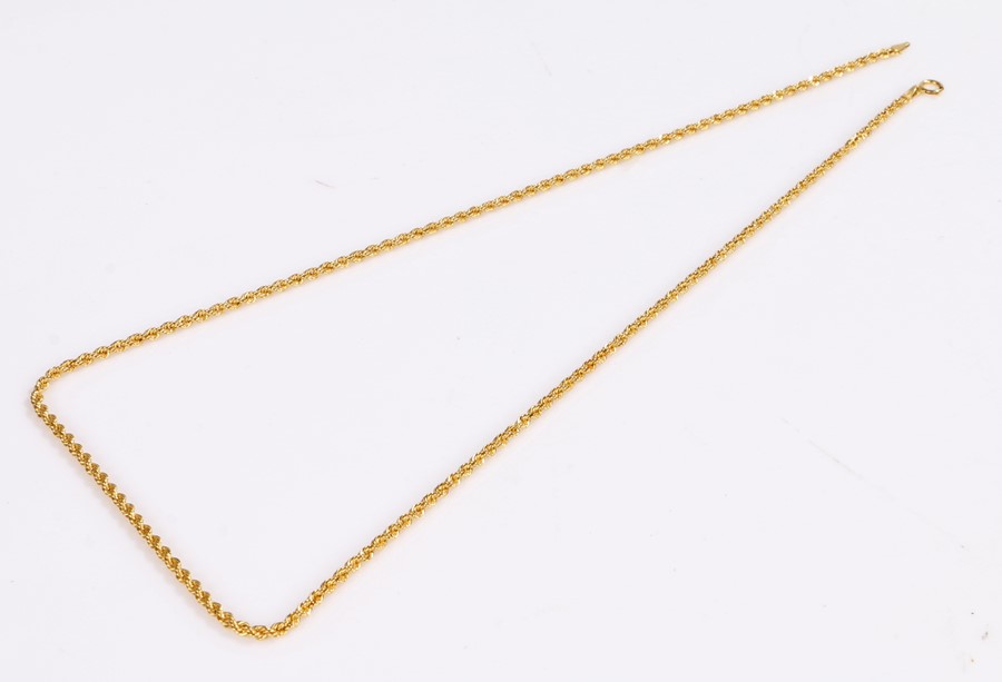 9 carat gold chain, 1.9 grams