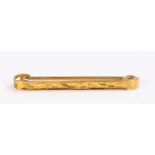 9 carat gold brooch 1.1 grams