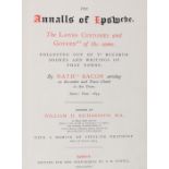 Nathaniel Bacon, The Annals of Ipswich, edited by William H. Richardson, 1884 Ipswich: Printed for