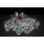 Collection of 19th Century and later glass punch cups etc. (qty)