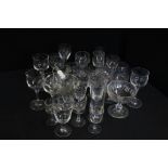 Collection of glasses, to include wine, ale, brandy, bowls, etc, (qty)