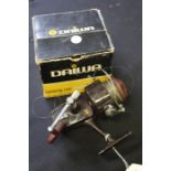 Daiwa 7500 spinning reel, housed in original box with instructions