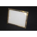 Silver picture frame with easel back, 20cm x 16cm