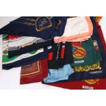 Collection of scarfs, various designs, (10)