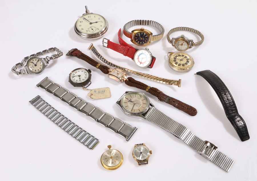 Collection of watches to include Ingersoll Defiance pocket watch, Gentleman's Pulsar wristwatch,