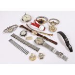 Collection of watches to include Ingersoll Defiance pocket watch, Gentleman's Pulsar wristwatch,