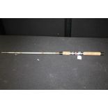 "Sun" spinning fishing rod, 5'6" two piece solid glass fibre