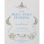 Beatrix Potter, the Roly-Poly Pudding, first edition 1908, Frederick Warne, red cloth bound