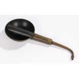 Edwardian ear trumpet, of typical form, 30cm long