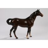 Beswick porcelain horse, in brown