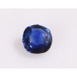 Loose gemstone, sapphire at approximately 0.28 carat