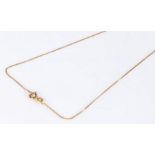 18 carat gold necklace, 2.5 grams