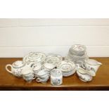 Johnson Brothers Indian tree pattern dinner and tea service, with place settings for six (qty)