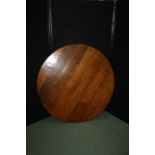 Oak circular table top, 121cm diameter