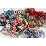 Quantity of jewellery to include necklaces bracelets etc. (qty)