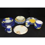 Solimene Italian porcelain tea and dinner wares, decorated with lemons, similar decorative china (