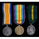 First World War pair, British War Medal and Victory Medal ( 1482 PTE. J. LOVE. NORF. R.) together