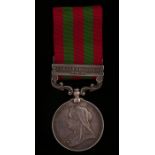 Victorian India General Service Medal with clasp, ' Punjab Frontier 1897-98 ' (3498 PTE. H.