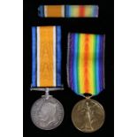 First World War pair, British War Medal and Victory Medal ( M2- 264108 PTE. P.J. MACKAY A.S.C. )