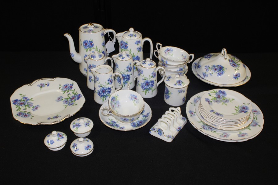 Part Hammersley & Co part dinner and tea service, related through T.G Goode & Co, with foliate