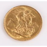 Edward VII Sovereign, 1906, St George and the Dragon