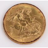 Elizabeth II Sovereign, 1958, St George and the Dragon