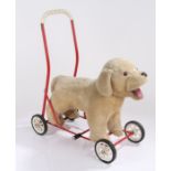 Mulholland & Bailie toy dog on wheels