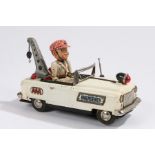 Nomura Toys, Mystery Action emergency service with AAA to the body, battery operated tinplate