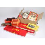 Collection of model railway, to include engine, carriages, track, modelling accessories etc.
