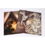 2x Kate Bush LPs - Lionheart, Never for Ever, gate fold sleeve