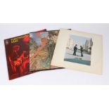 3x Rock LPs. Pink Floyd - Wish You Were Here (SHVL 814). Santana - Abraxas (S 64087). Fleetwood
