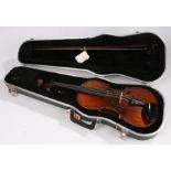 Schmidt & Co Full size Violin, copy of a Paolo Maggini, label to the interior, two piece case