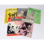Five Music score books - Rolling Stones, Manfred Mann, The Shadows, Val Doonican, Beatles (5)
