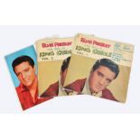 3x Elvis Presley EPs. Your Cheatin' Heart, Australian 7'' EP, King Creole Vol.1 (RCX 117) and Vol.