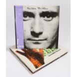 6 x Mixed 1980s LPs. Phil Collins - Face Value LP, Japan with OBI (WEA P.10984A). Robert Plant -