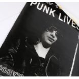 Joey Ramone Poster. Punk Lives, commemorating Joey Ramone's 50th birthday, May 2001, 61 x 90 cm