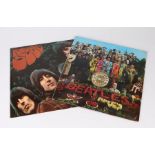 The Beatles - Sgt Peppers lonely hearts club band (PCS 7027) with cut-out insert, together with