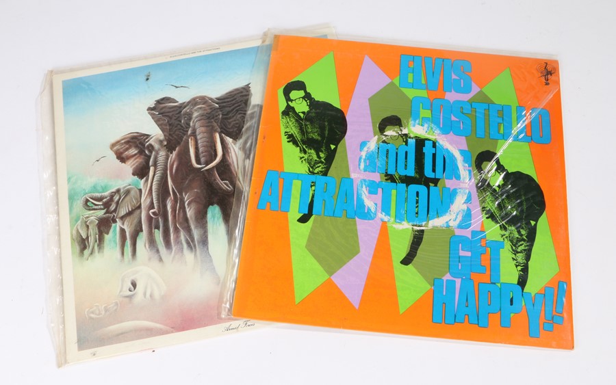 2x Elvis Costello and the Attractions LPs. Armed Forces. Get Happy