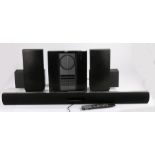 Bang and Olufsen Beosound 3000 CD player, Beolab 3500 sound bar and speakers