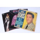 3x Elvis Presley LPs. As Recorded At Madison Square Garden (LSP 4776). GI Blues (RD 27192). Raised