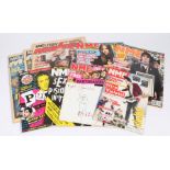 Collection of Melody Makers and NMEs, including Babyshambles 7'' single given away free with the NME