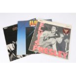 3x Elvis Presley LPs. Elvis Presley (LSP 1254). Moody Blue (PL 12428). On Stage (LSP 4362)