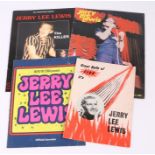 A selection of four original Jerry Lee Lewis UK tour programmes: 1962 'Great Balls of Fire' tour