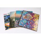 4x Moody Blues related LPs. Moody Blues - Days Of Future Passed LP (Deram SML 707) - In Search Of