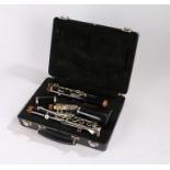 Cased Bundy clarinet by the Selmer Company