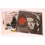 2x Eddie Cochran LPs. The Eddie Cochrane Memorial Album (LBY 1127). Singin' To My Baby (LBL 83152E)
