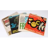 4x Rock and Roll LPs. Bill Haley and his Comets - Rock Around The Clock. Stan Freeberg - The Best of